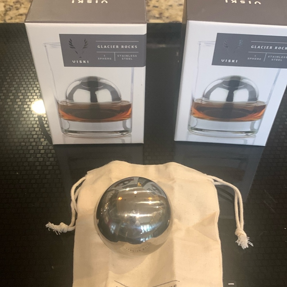 Stainless Steel Ice cubes - Glacier Rocks